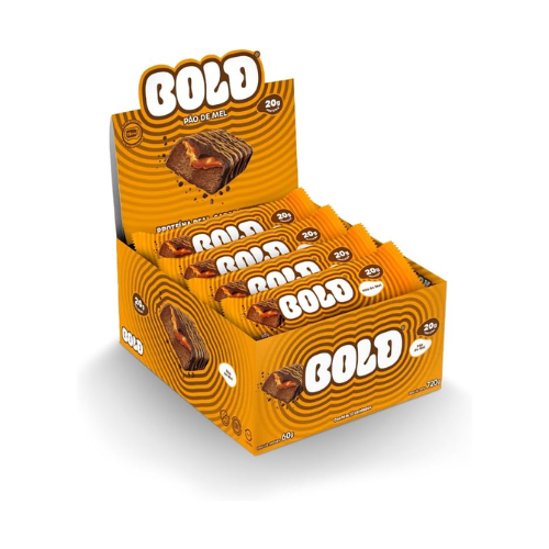 Barra de Proteína Pão De Mel (12 Unid De 60G) - Bold