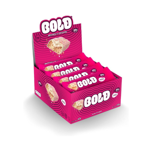 Barra de Proteína Mousse de Morango 60g – Bold