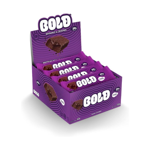 Barra de Proteína Brownie & Crispies - Bold
