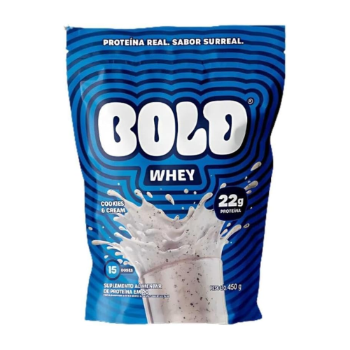 Whey protein 3w Cookies & Cream 450g - Bold