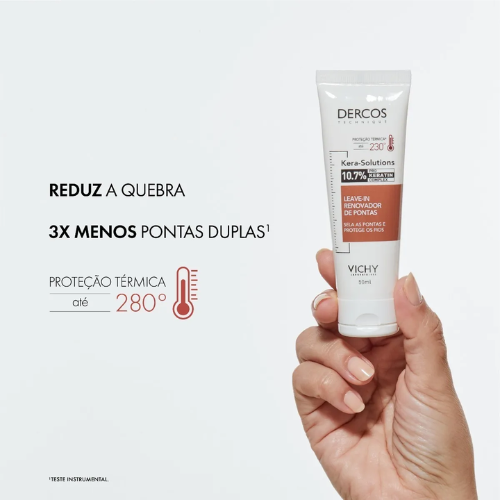 Leave-in Renovador de Pontas para Cabelos Danificados Antifrizz 50ml - Vichy - Imagem 2