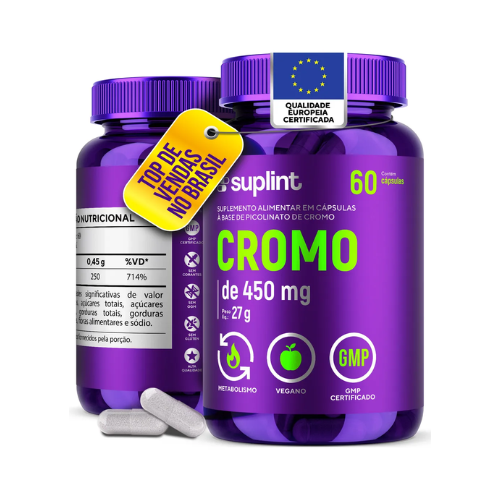Picolinato de Cromo 250 mcg - Suplint