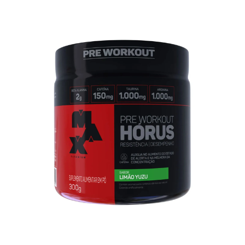 Pré-treino limão yuzu 300g - Max Titanium