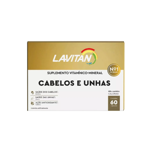 Lavitan Vitamina Cabelos E Unhas 60 Cápsulas - Cimed