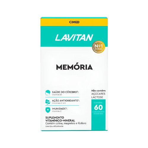 Vitamina Lavitan Memória 60 Comprimidos - Cimed
