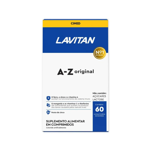 Lavitan Multivitamínico A-Z Original 60 Comprimidos - Cimed