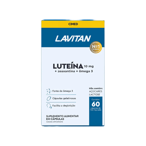 Lavitan Luteína Com 60 Cápsulas - Cimed