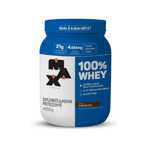 100% Whey Chocolate 450g - Max Titanium