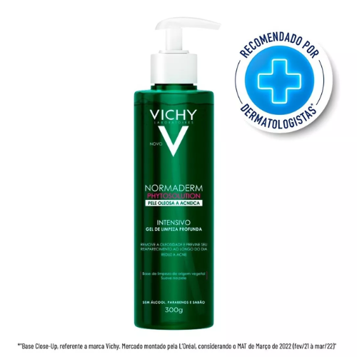 Gel de Limpeza Facial Intensivo para pele 300g - Vichy