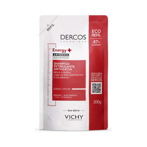 Refil Shampoo Tratamento Antiqueda para Cabelos 200g - Vichy
