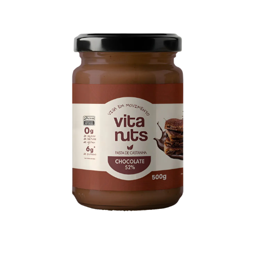 Pasta De Castanha De Caju Chocolate 52% 500g - Vitanuts