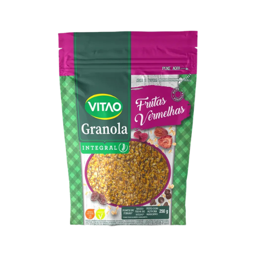 Granola Frutas Vermelhas Integral 250G - Vitao